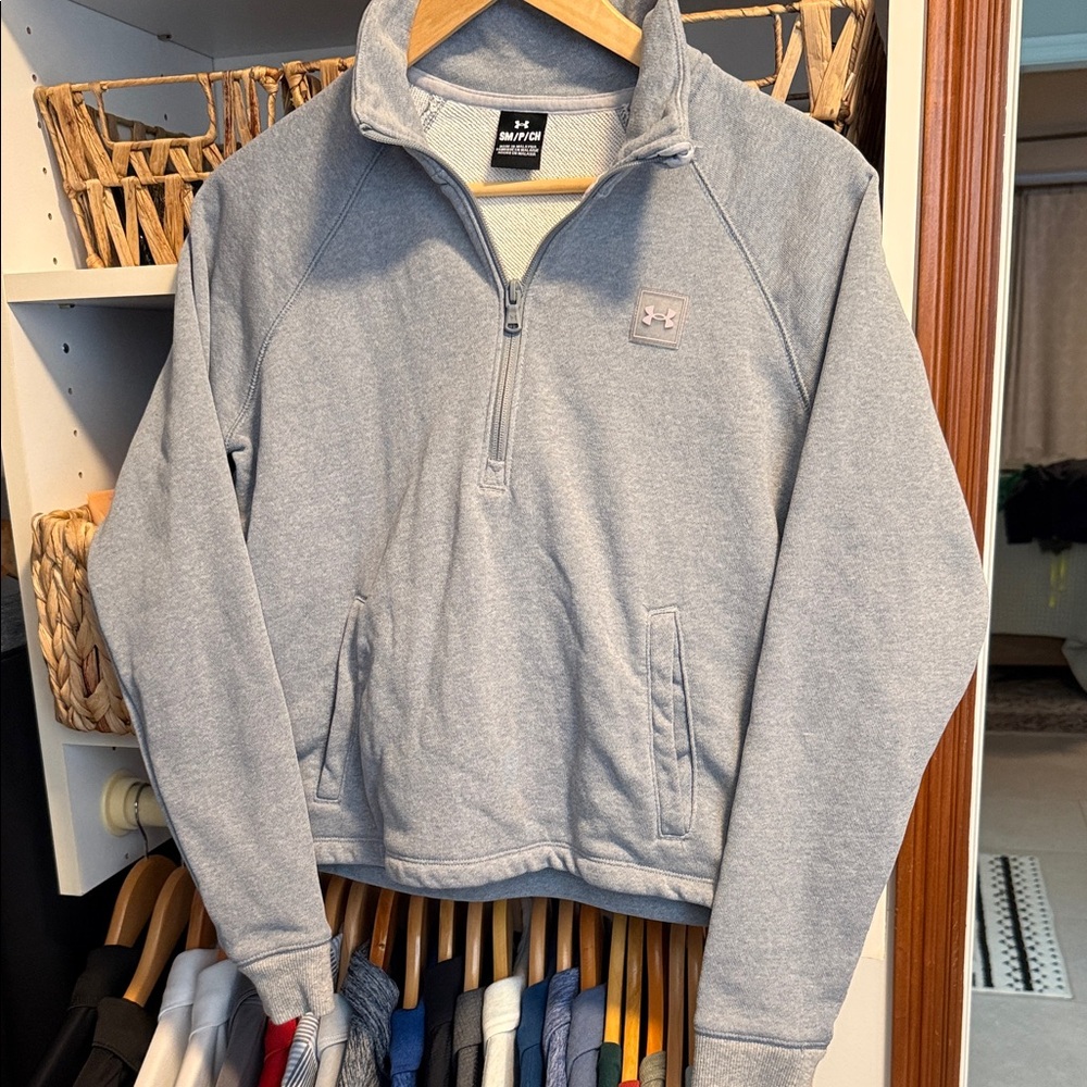 Under Armour Women’s Cropped Quarter-Zip Sweater